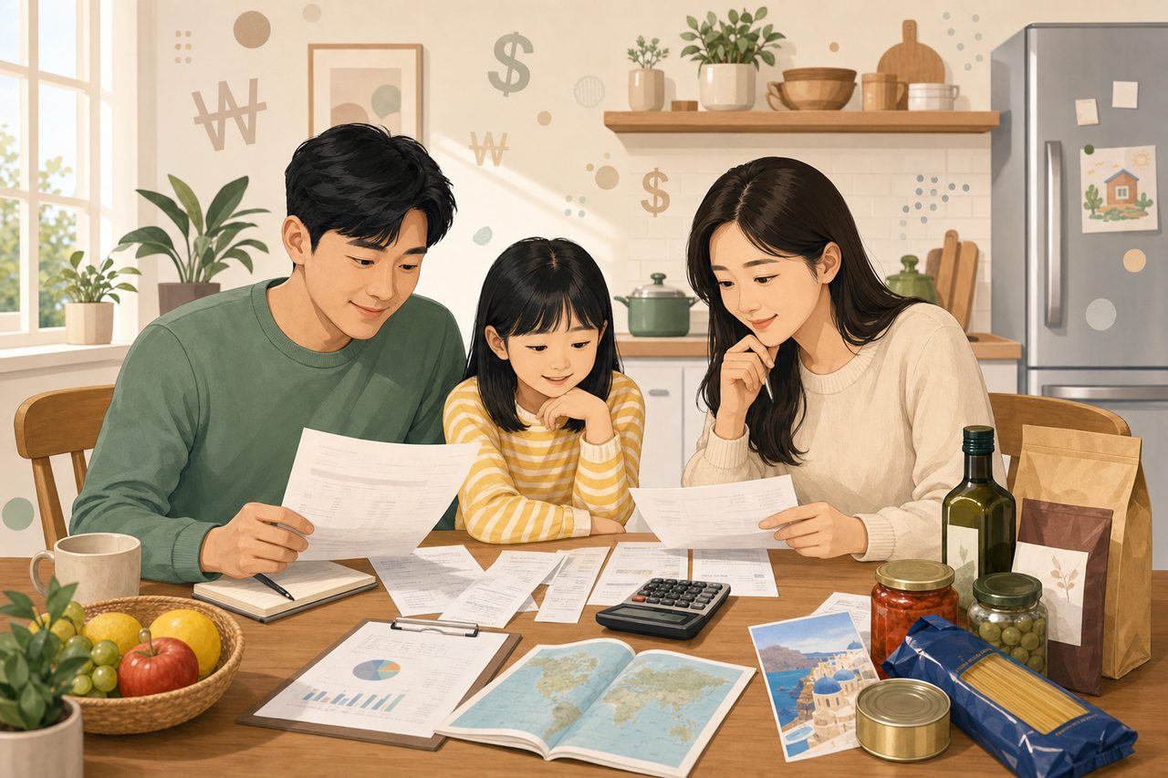 가계부와 생활비 점검